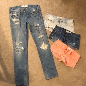 Hollister Jeans/shorts bundle $55 for all